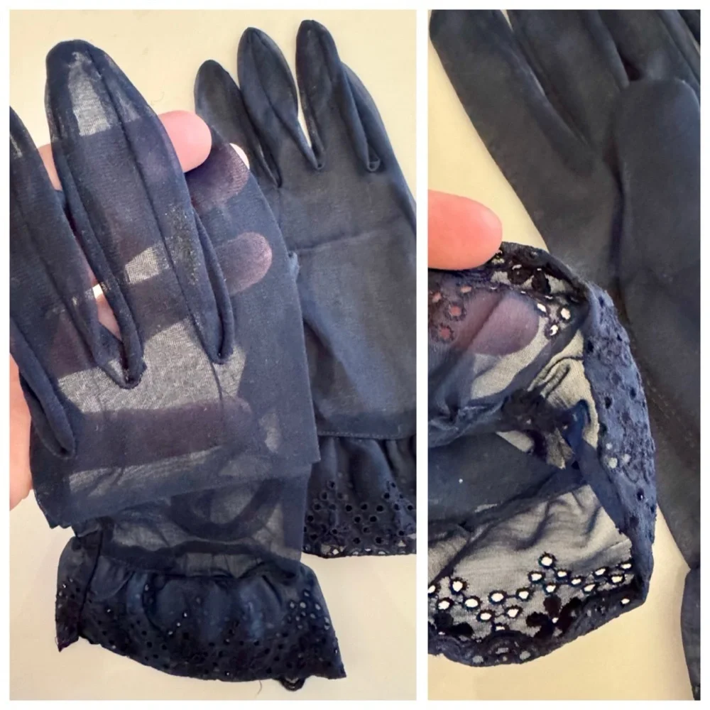 Vintage sheer black